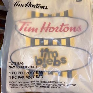 ⭐️BNIB Tim Hortons X Justin Bieber Tim Biebs Tote Bag